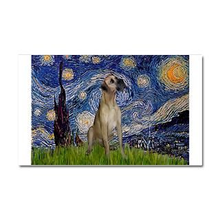 Starry Night Great Dane (13) Car Magnet 20 x 12 for $14.50