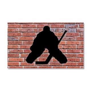 Hockey Goalie 22x14 Wall Peel