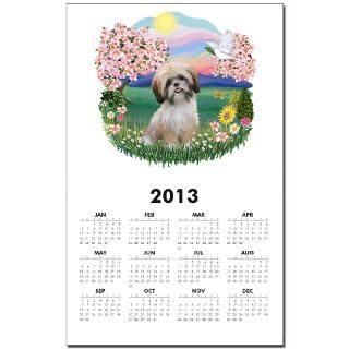 Blossoms   Shih Tzu #13 Calendar Print for $10.00