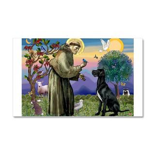 Black Great Dane Gifts  Black Great Dane Wall Decals  22x14 Wall