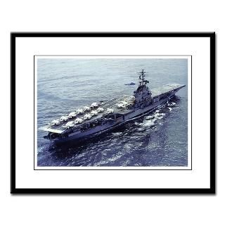 CV 15 USS Randolph Large Framed Print