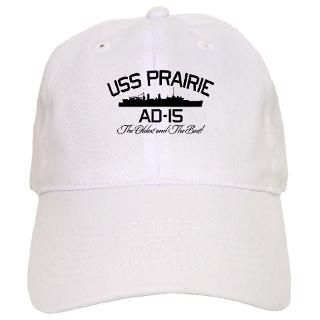 USS PRAIRIE AD 15 Baseball Cap