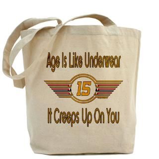 15 Gifts  15 Bags  Funny 15th Birthday Tote Bag