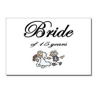 Bride of 15 Years Anniversary Gifts Postcards (Pac for $9.50