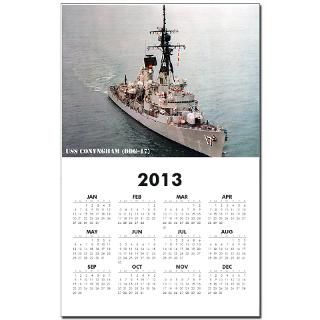 USS CONYNGHAM Calendar Print  THE USS CONYNGHAM (DDG 17) STORE