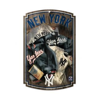 New York Yankees Cooperstown 11x17 Wood Sign