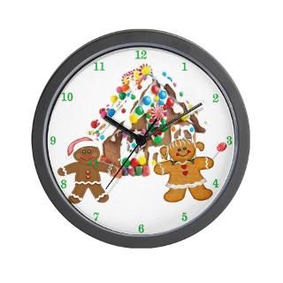 GINGERBREAD LAND Wall Clock for $18.00