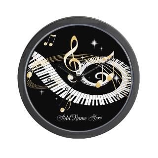 Personalized Piano Musical gi Wall Clock for $18.00