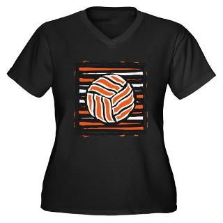 VOLLEYBALL {18}  orange Plus Size T Shirt by 805sports