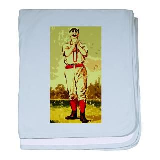  1800 Baby Blankets  The Catch Vintage Baseball 18 baby blanket