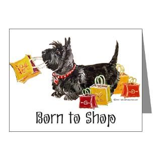 Breeds Note Cards  Shopping Scottish Terrier Note Cards (Pk of 20