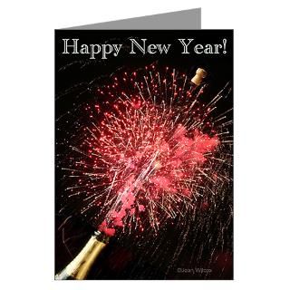 Greeting Cards  Champagne & Fireworks Greeting Cards (Pk of 20