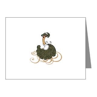 Gifts  Cartoon Note Cards  Feather Duster. Note Cards (Pk of 20
