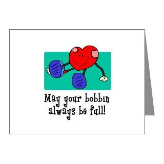 Note Cards  May Your Bobbin Be Full   Sew Note Cards (Pk of 20