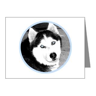 Gifts  Alaskan Note Cards  Siberian Husky Note Cards (Pk of 20