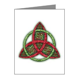 Artoffoxvox Note Cards  Celtic Holiday Knot Note Cards (Pk of 20