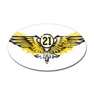 21 Rectangle Decal for $4.25