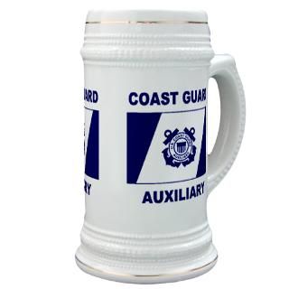 Boating Kitchen and Entertaining  USCG Auxiliary Flag 22 Ounce Mug