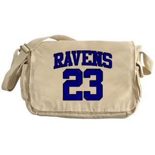 ravens 23 canvas messenger bag