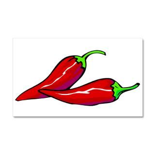 Chef Gifts  Chef Wall Decals  Red Hot Peppers 22x14 Wall Peel
