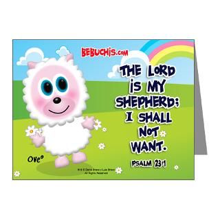 Note Cards (Pk of 10)   Psalm 23   The Lord Is My
