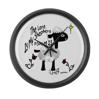 Psalm 23 Large Wall Clock for $40.00