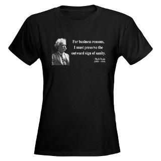 shirts  Mark Twain 26 Womens Dark T Shirt