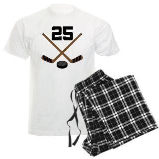Hockey Player Number 25 Pajamas for $44.50