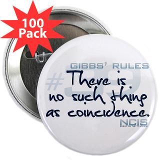 39 Gifts  39 Buttons  Gibbs Rules #39 2.25 Button (100 pack)