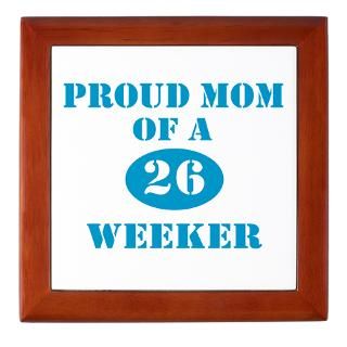 Proud Mom 26 Weeker Keepsake Box