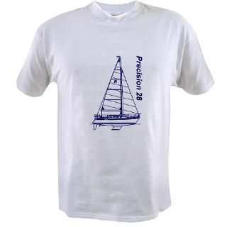 Boating Gifts  Precision 28 Value T shirt