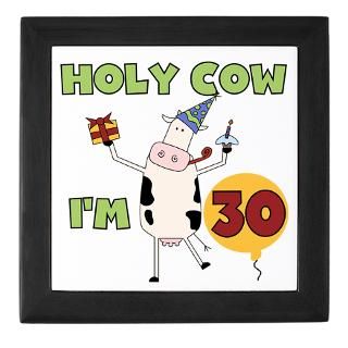 30 Gifts  30 Home Decor  Cow 30th Birthday Keepsake Box