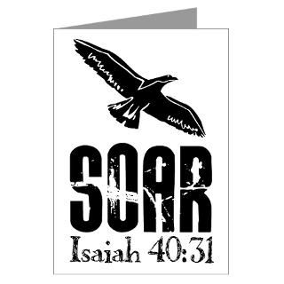 Bible Greeting Cards  Isaiah 4031 Soar Greeting Cards (Pk of 10