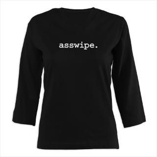 asswipe jpg 3 4 sleeve t shirt dark $ 34 50