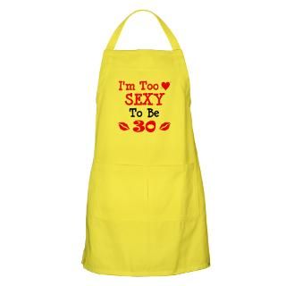 30Th Birthday Aprons  Custom 30Th Birthday Aprons