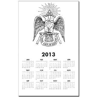 32 degree Mason Calendar Print for $10.00