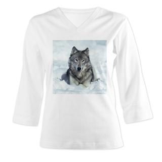 Animal Gifts  Animal Long Sleeve Ts  Wolf Womens Long Sleeve