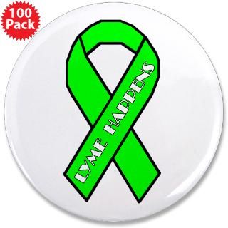 Lyme Disease Awareness 3.5 Button (100 pack)  Lyme Disease Awareness
