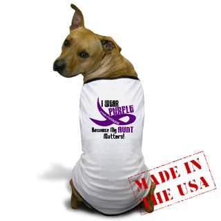 Wear Purple (Aunt) 33 PC Dog T Shirt for $19.50