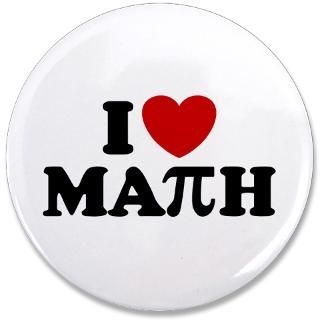 Algebra Gifts  Algebra Buttons  I Love Math Pi 3.5 Button