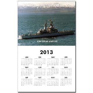 USS TEXAS (CGN 39) Calendar Print