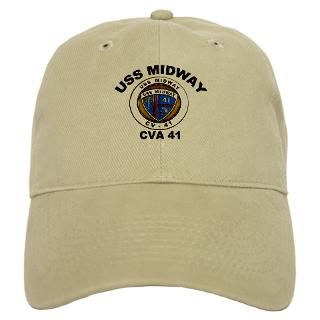 uss midway cv 41 baseball cap