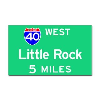 Little Rock AR, Interstate 40 West Sticker by thebesttees