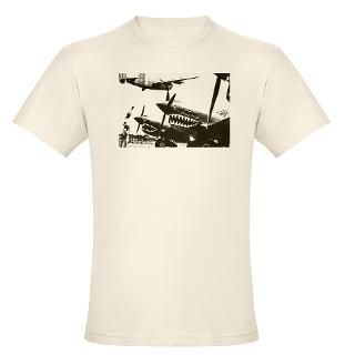 wwii p 40 flying tigers organic cotton tee t shirt