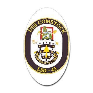 USS Comstock LSD 45 Rectangle Sticker