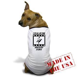 Dental Gifts  Dental Pet Apparel  Dentistry Stunts Dog T Shirt