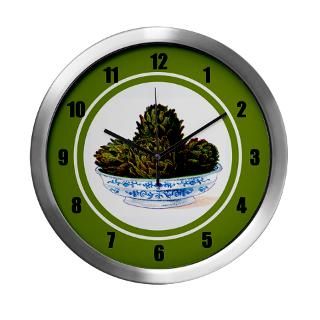 Artichoke (green) Modern Wall Clock for $42.50