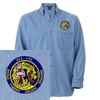 vfa 192 golden dragons denim shirt $ 46 99