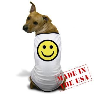 Cute Gifts  Cute Pet Apparel  Smiley Face Dog T Shirt