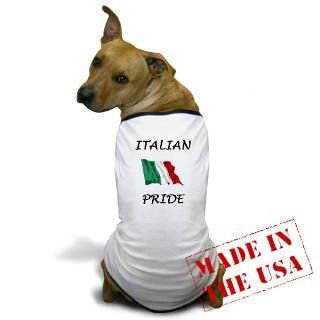 Europe Gifts  Europe Pet Apparel  Italian Pride Dog T Shirt